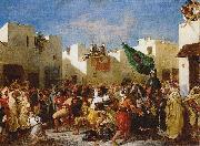 Fanatics of Tangier, Eugene Delacroix